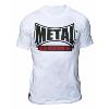 T-shirt Visual blanc  Metal Boxe L