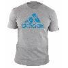 Tee Shirt adidas Combat Sport Gris/bleu XS